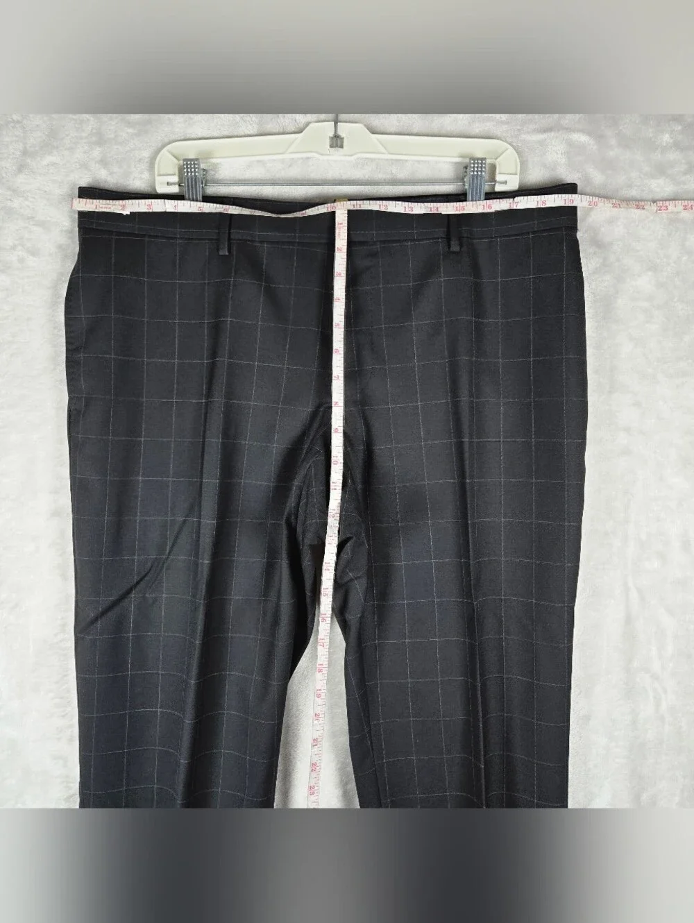 Gucci 2 Piece Suit Men Blazer 48R Pants 36x30 Inseam Black Windowpane Read Des!